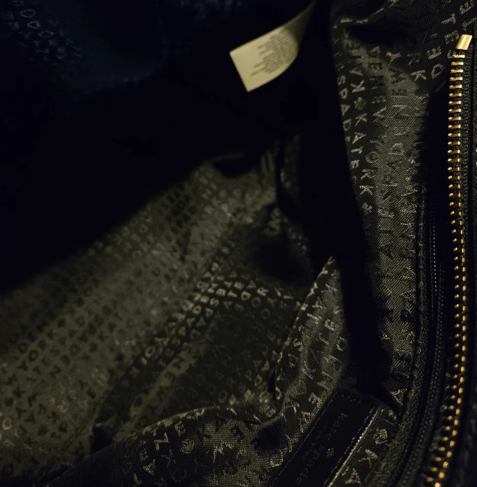 Kate Spade Black Tote Gold Hardware